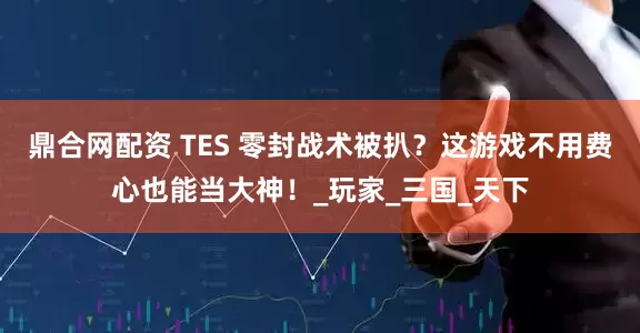 鼎合网配资 TES 零封战术被扒？这游戏不用费心也能当大神！_玩家_三国_天下